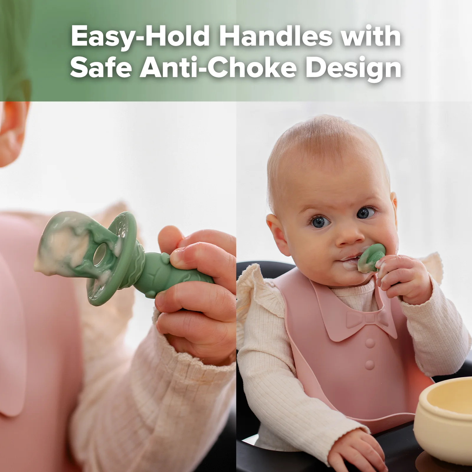Astronaut Beginner Silicone Cutlery Set - Image 2