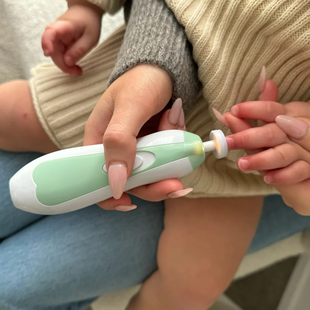 Electric Baby Nail Trimmer – Safe Nail File for Newborns - Image 3