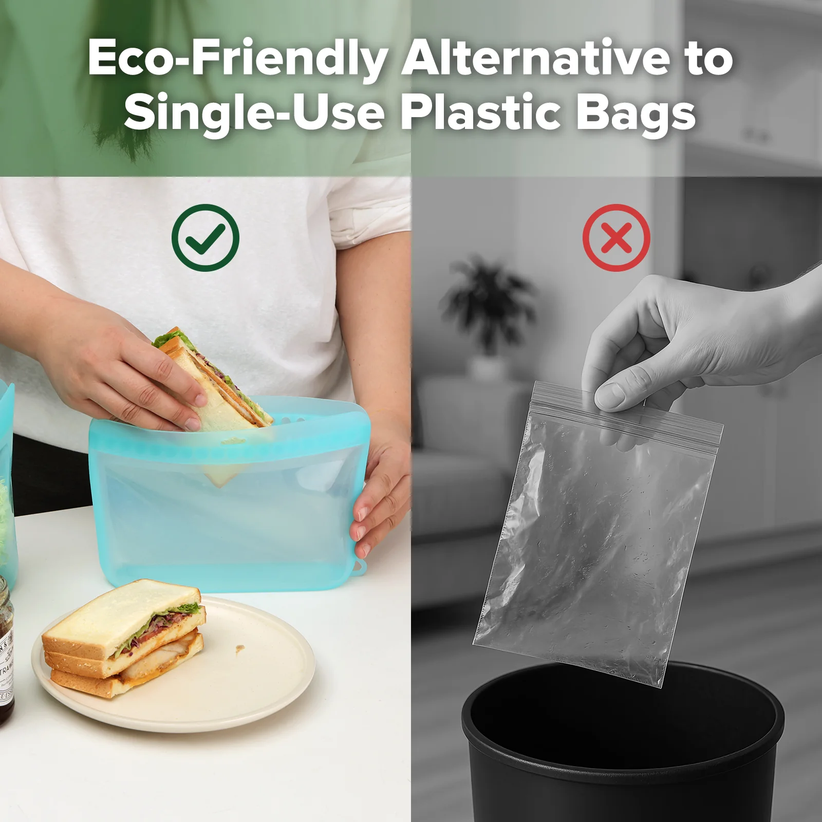 Dot Seal Silicone Storage Bag Set - Image 6