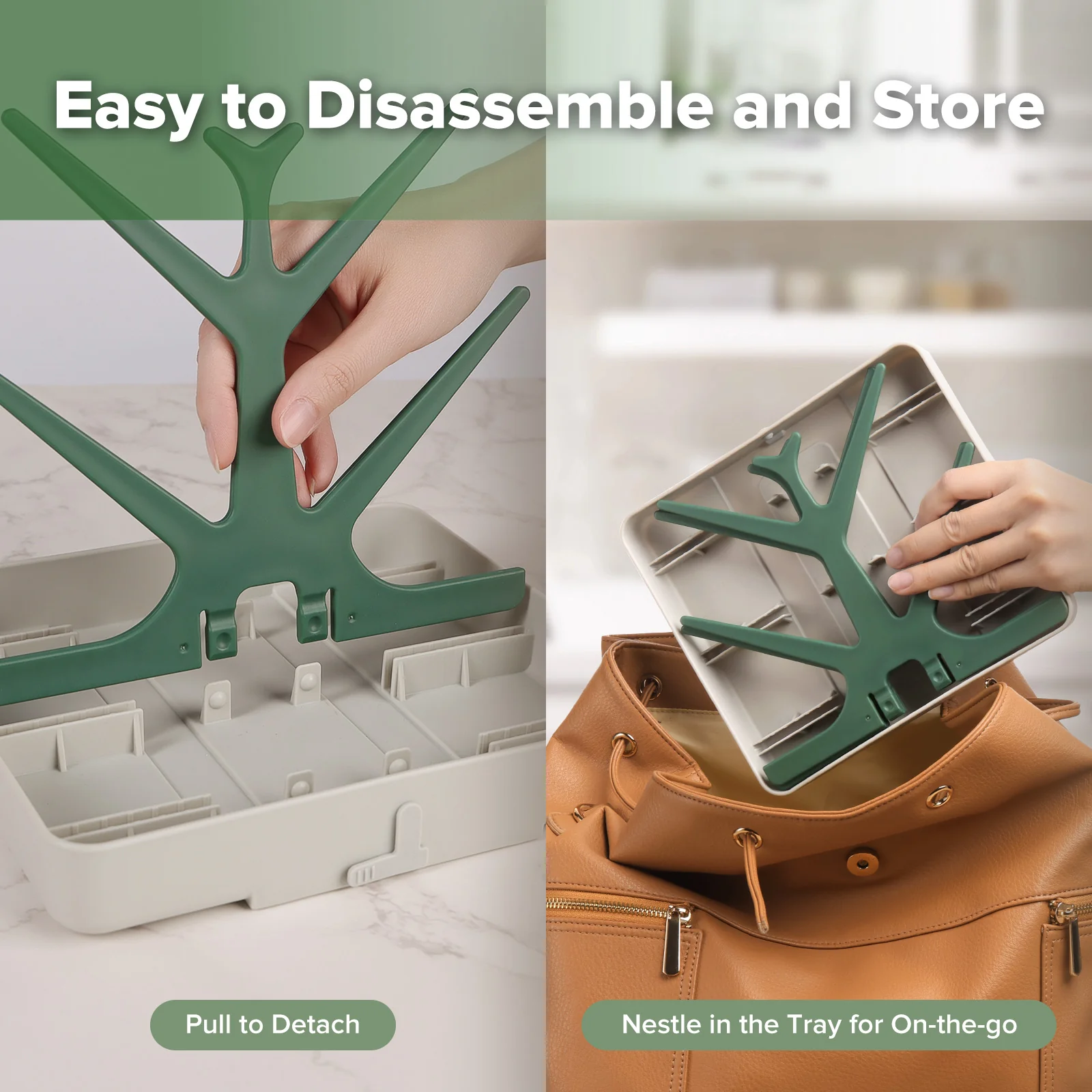Easy-store Drying Tree & Tray Set - Image 6