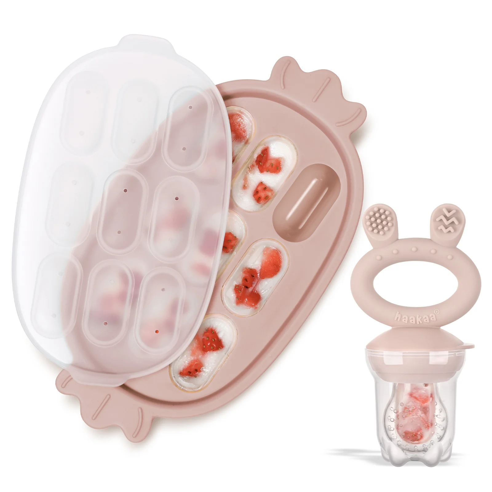 Fresh Food Feeder and Silicone Nibble Tray Set - Image 10