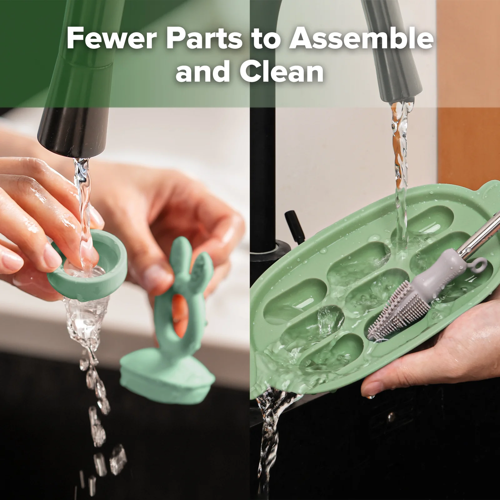 Fresh Food Feeder and Silicone Nibble Tray Set - Image 7