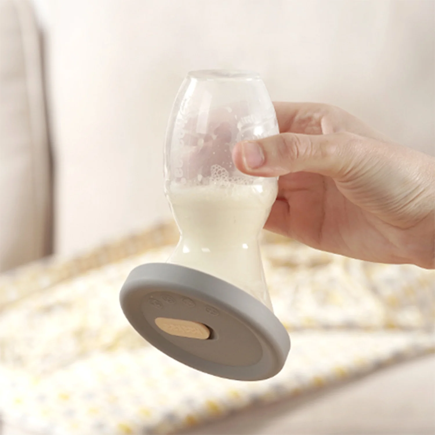 Gen. 1 Silicone Breast Pump & Cap Set - Image 3