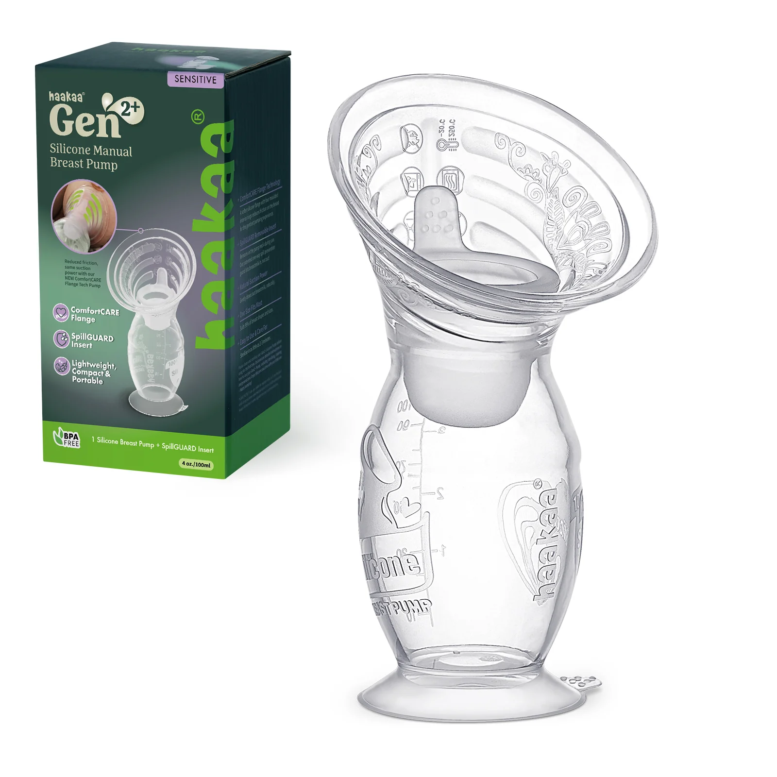Gen. 2+ Silicone Manual Breast Pump + SpillGUARD Insert - Image 10