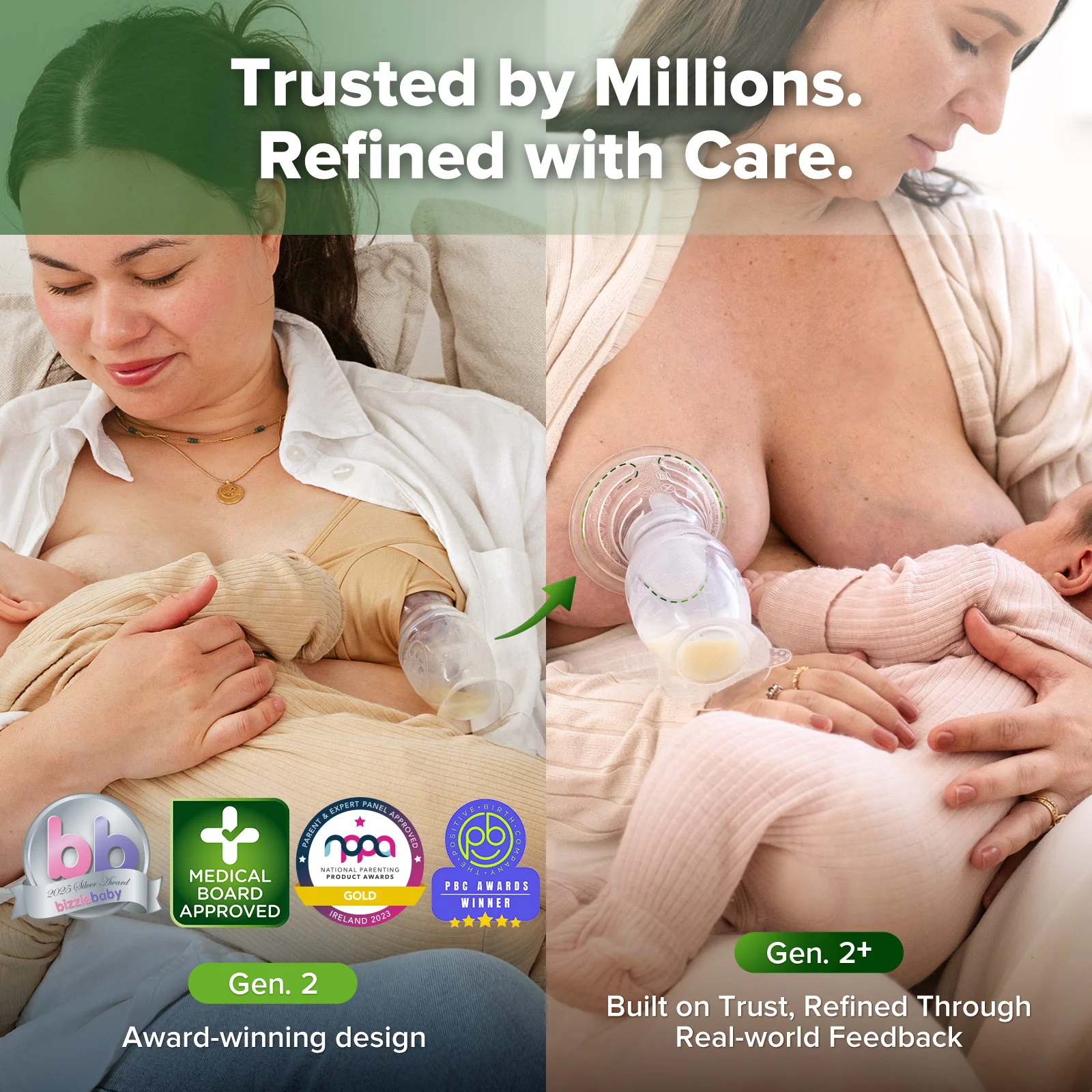 Gen. 2+ Silicone Manual Breast Pump + SpillGUARD Insert - Image 6