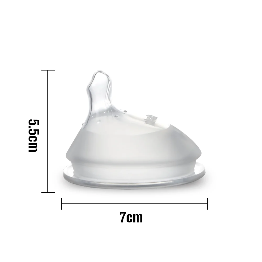Generation 3 Silicone Orthodontic Bottle Nipple - 2pcs - Image 3