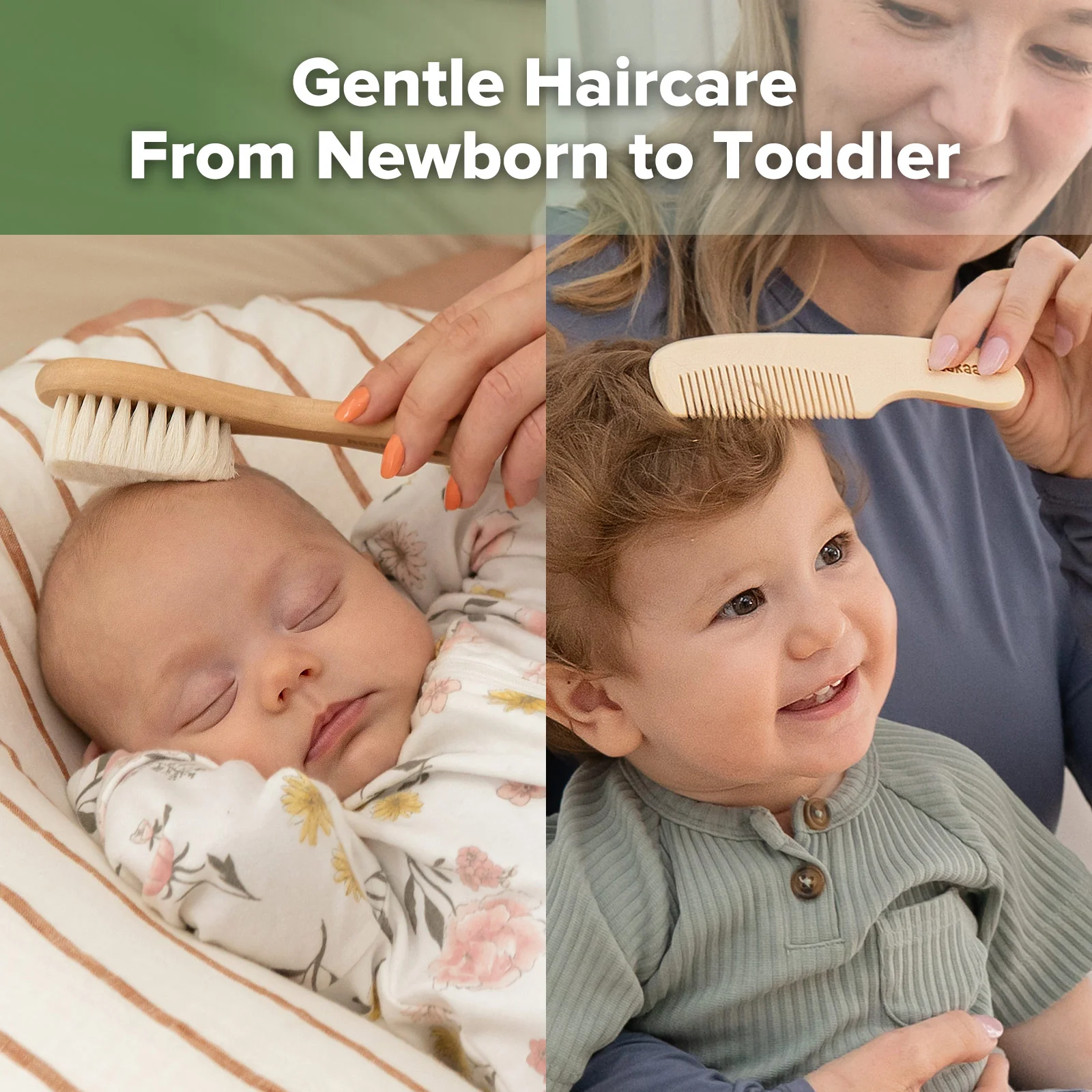 Wool Baby Hairbrush - Image 3