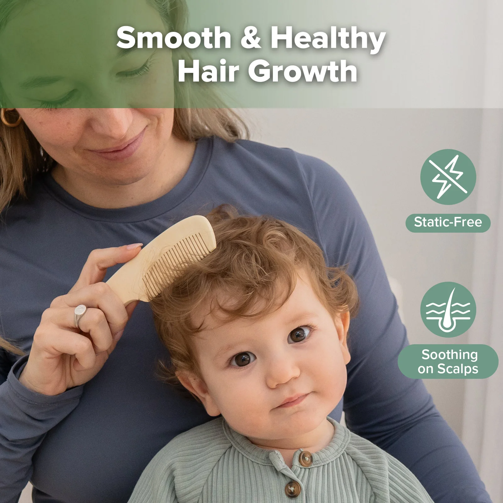 Wool Baby Hairbrush - Image 5