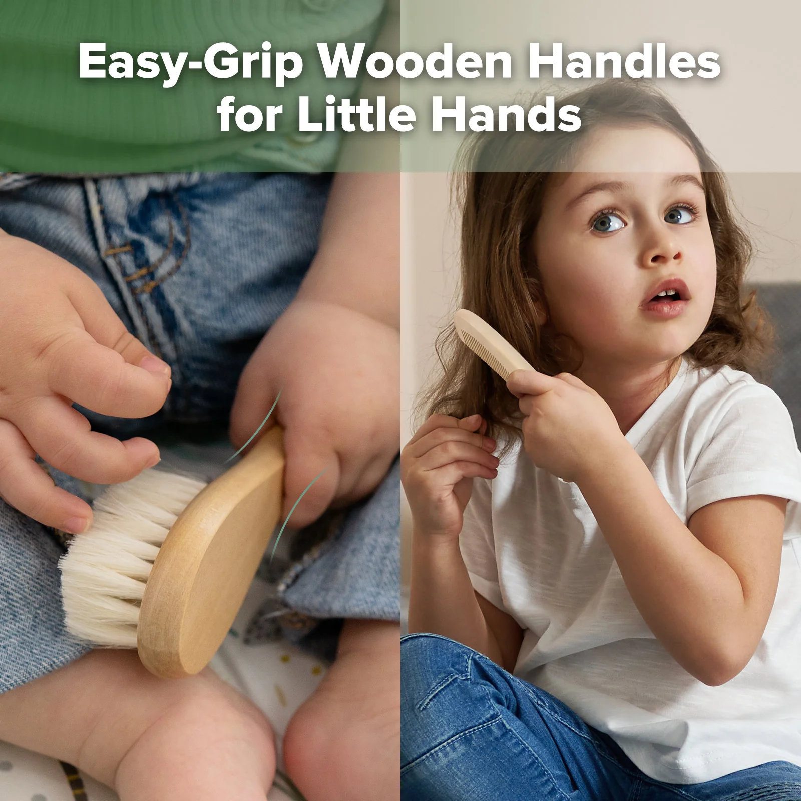 Wool Baby Hairbrush - Image 7