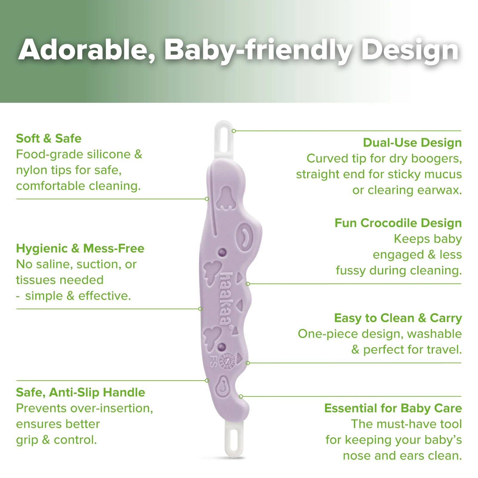 CROC Baby Dual-Ended Ear & Nose Cleaner - Image 4