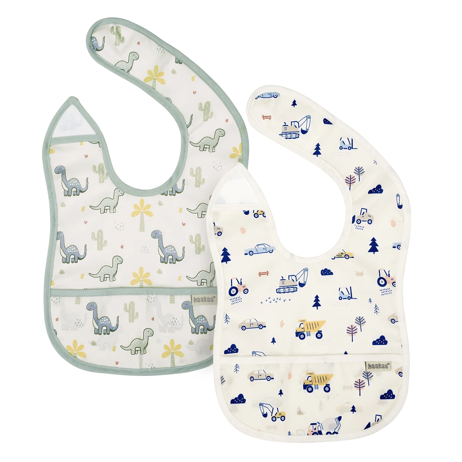 Haakaa Easy-fold Baby Bib - 2pcs - Image 11