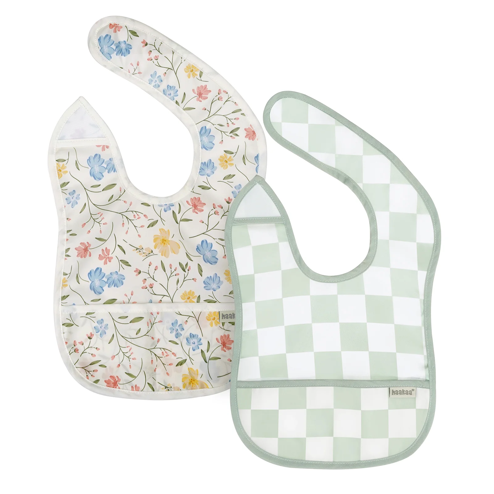 Haakaa Easy-fold Baby Bib - 2pcs - Image 13