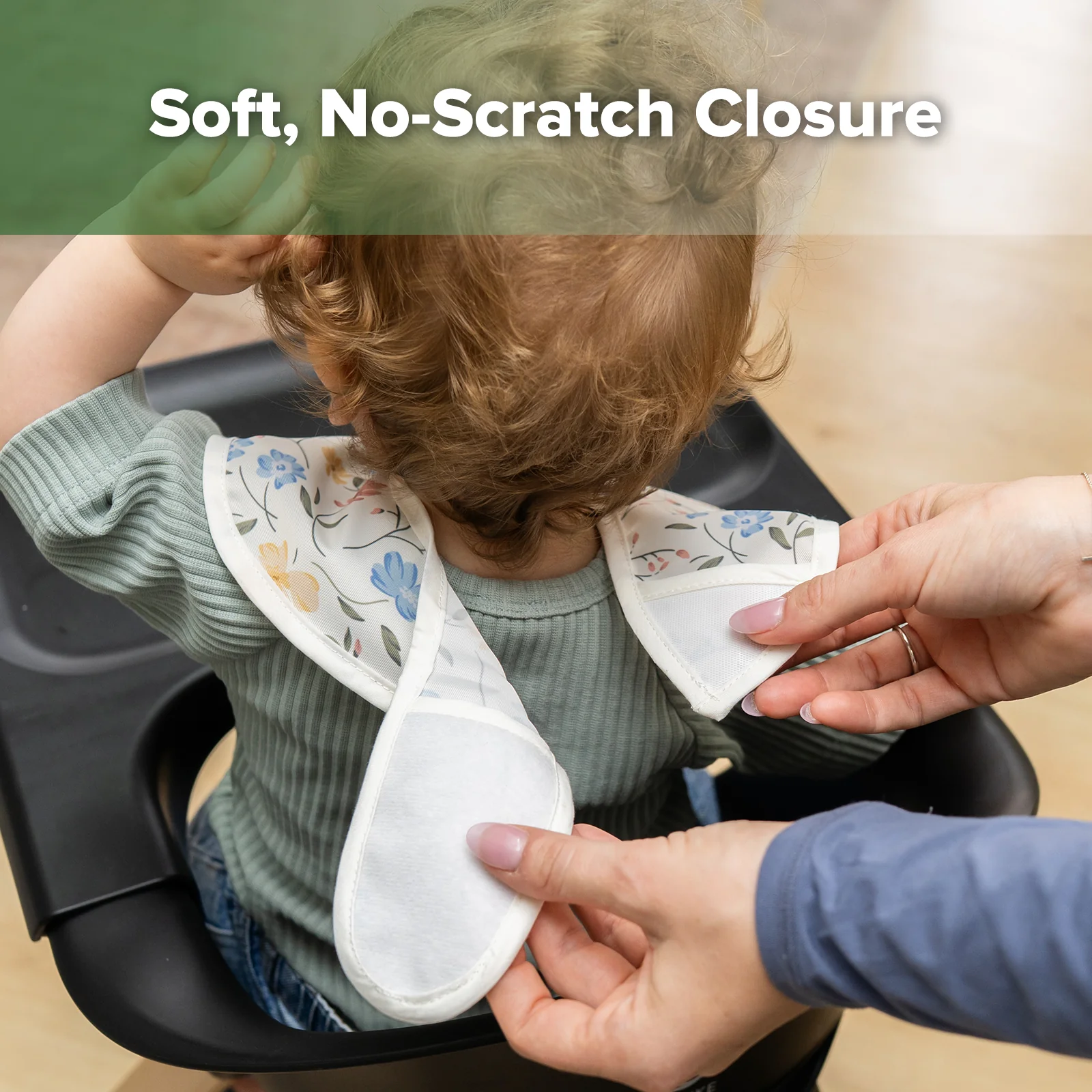 Haakaa Mess-free Smock & Bib Set - Image 7