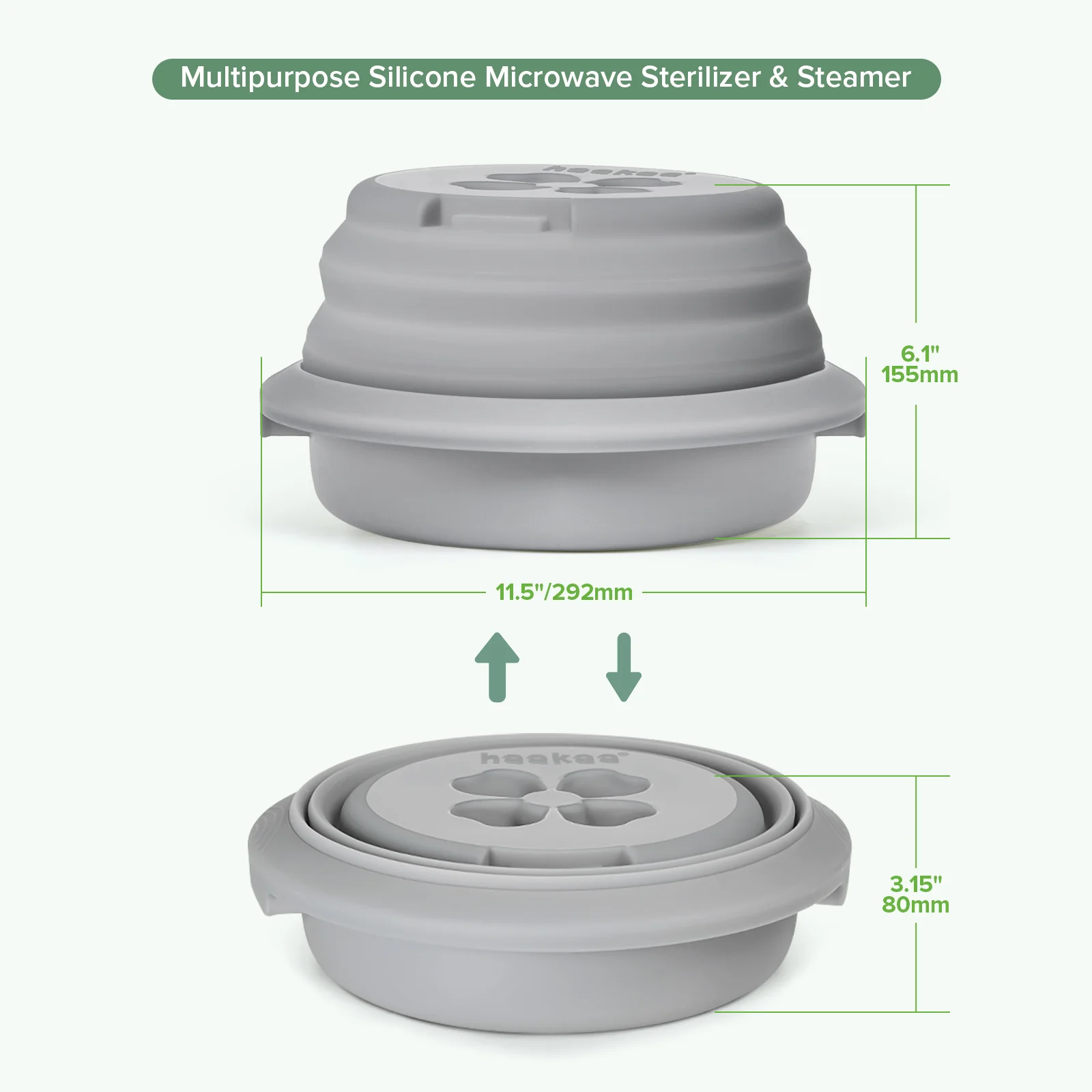 Multipurpose Silicone Microwave Steriliser & Steamer - Image 8
