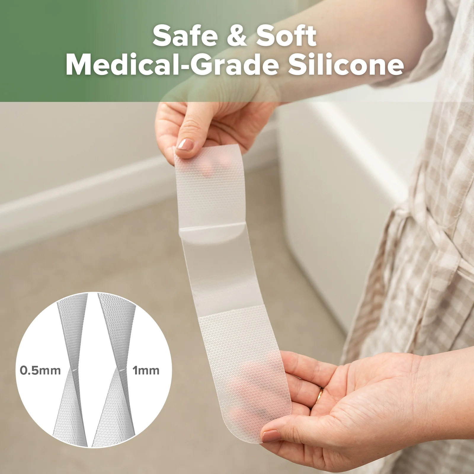 Haakaa Mum C-Section Scar Silicone Patches - 6pc (3 x 0.5mm + 3 x 1mm) - Image 3