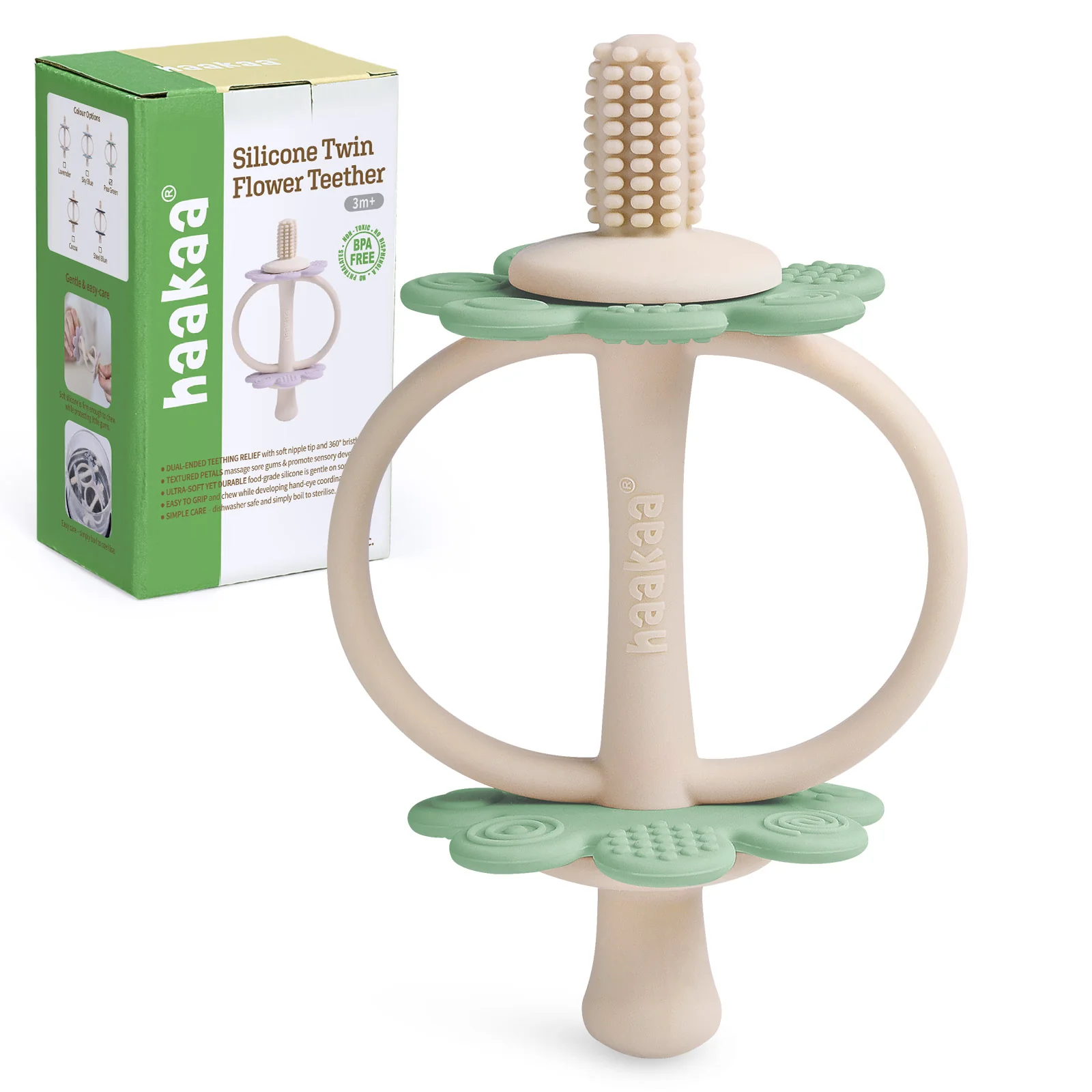 Silicone Twin Flower Teether - Image 14