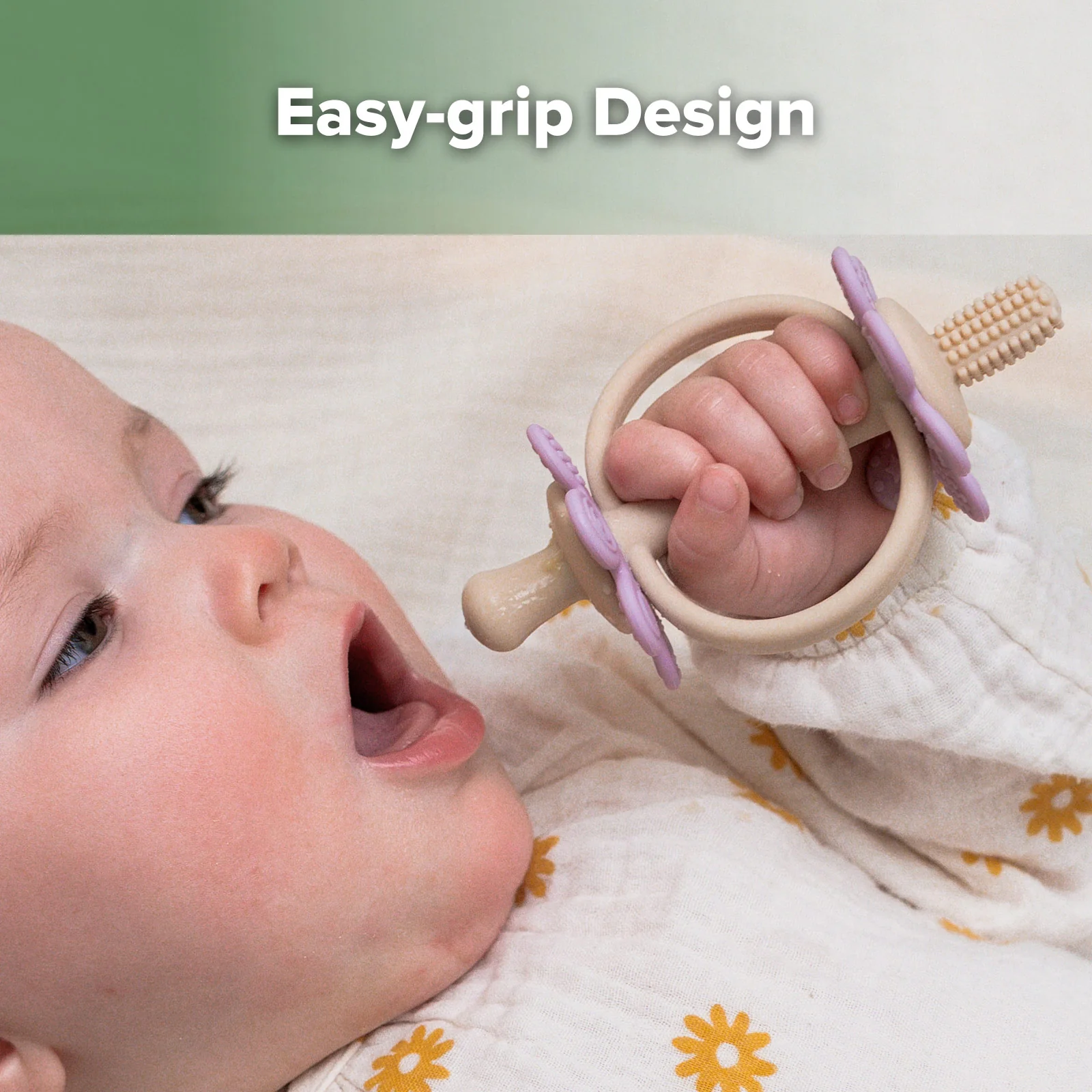 Silicone Twin Flower Teether - Image 6