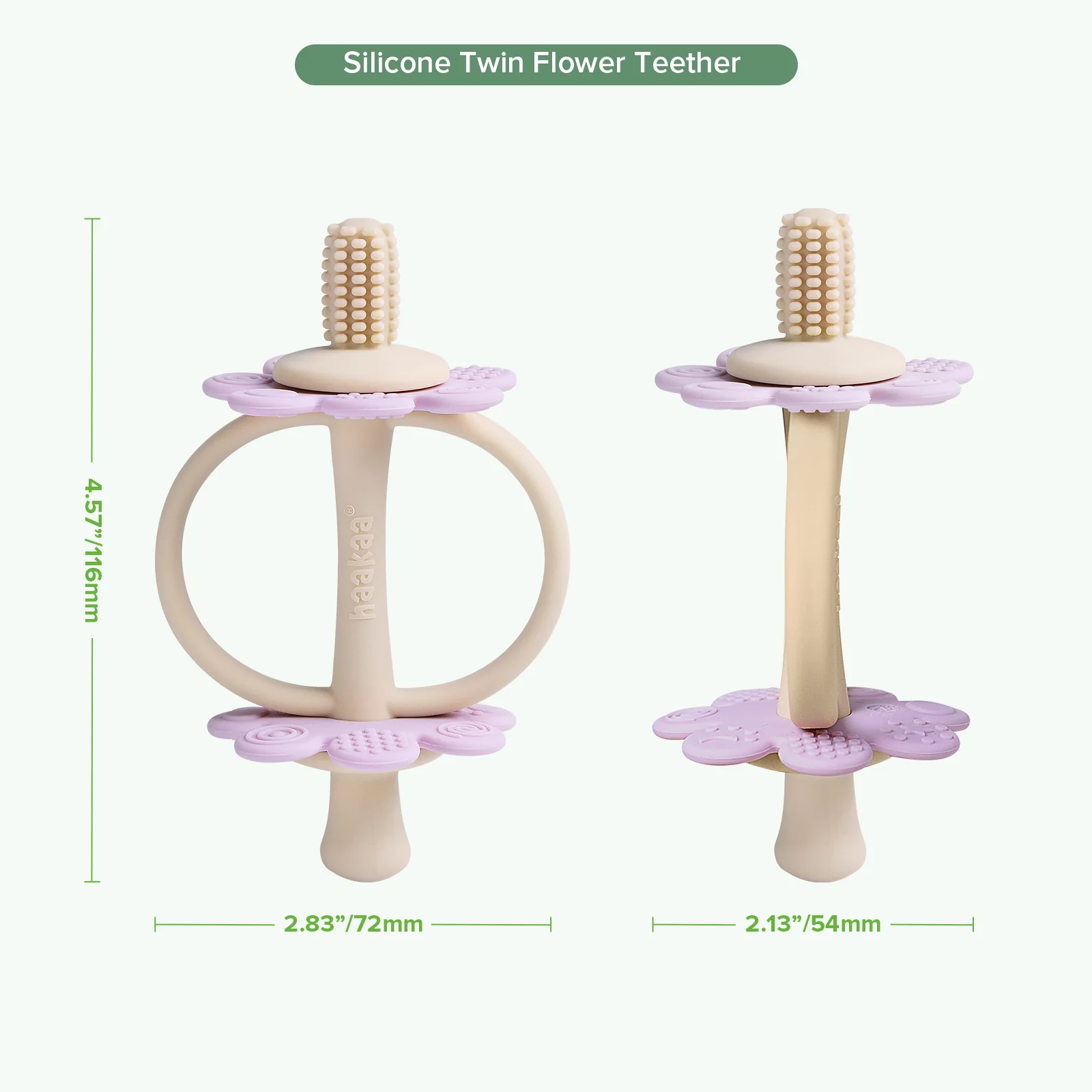 Silicone Twin Flower Teether - Image 9