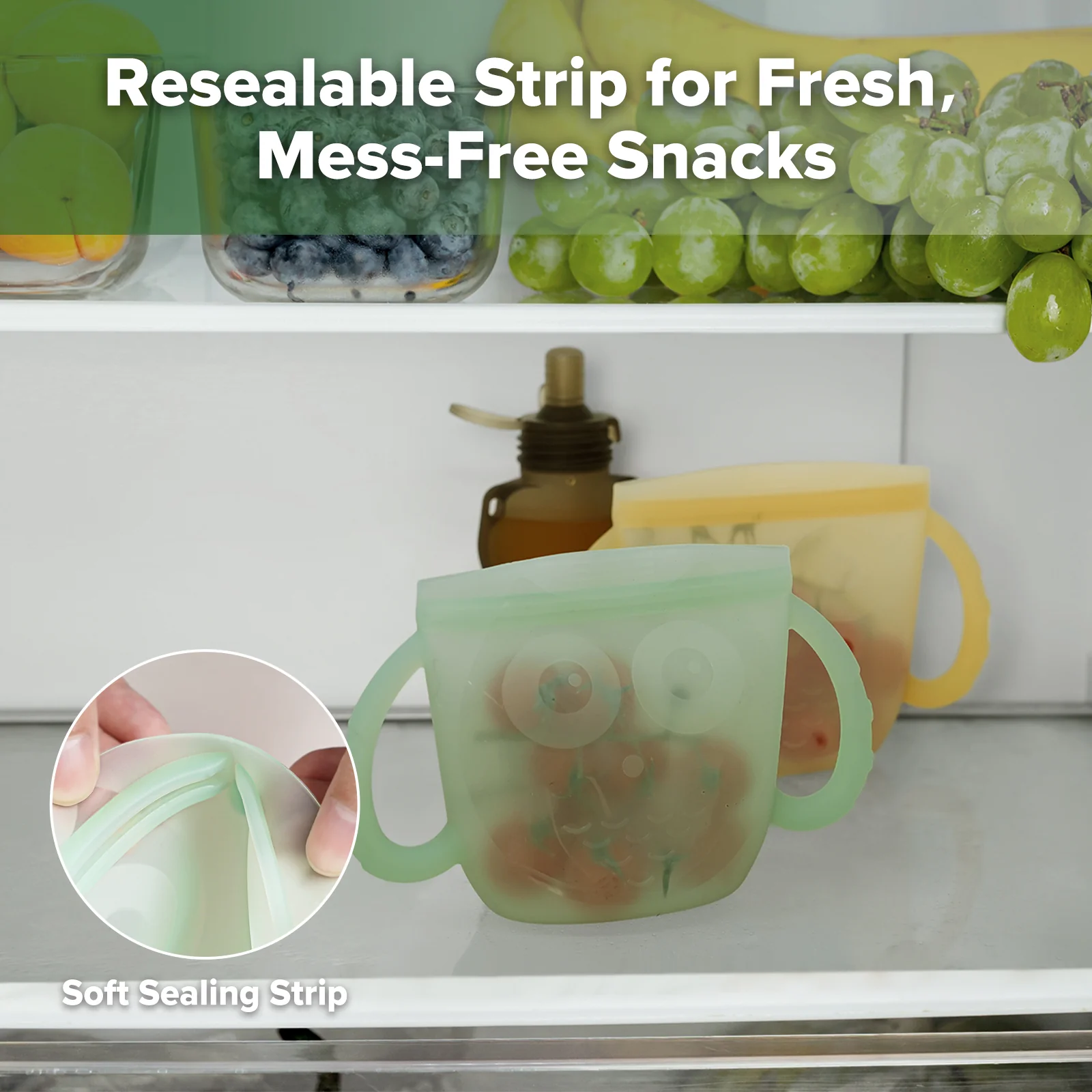 Snack-N-Seal Silicone Pouch - Image 4