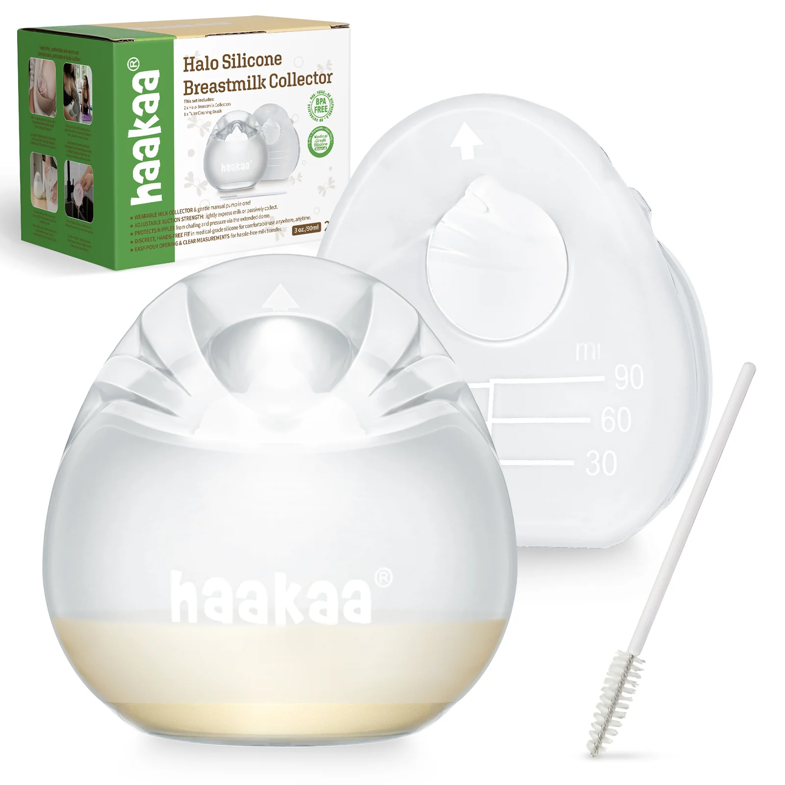 Halo Silicone Breastmilk Collector (90ml) - Image 9