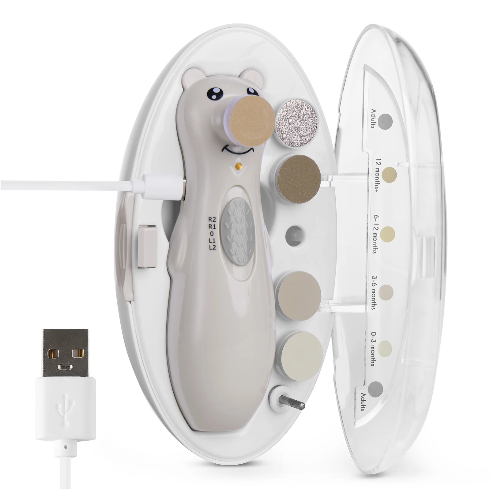 Happii Bear Rechargeable Nail Trimmer Set - Image 6