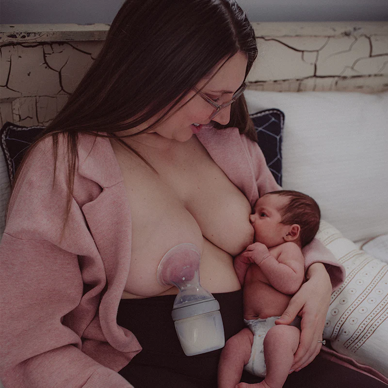 Generation 3 160/250ml Silicone Breast Pump & Silicone Cap Set - Image 4