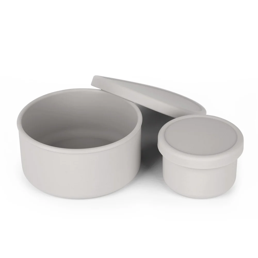 Round Silicone Food Container Set (2pcs) - Image 5