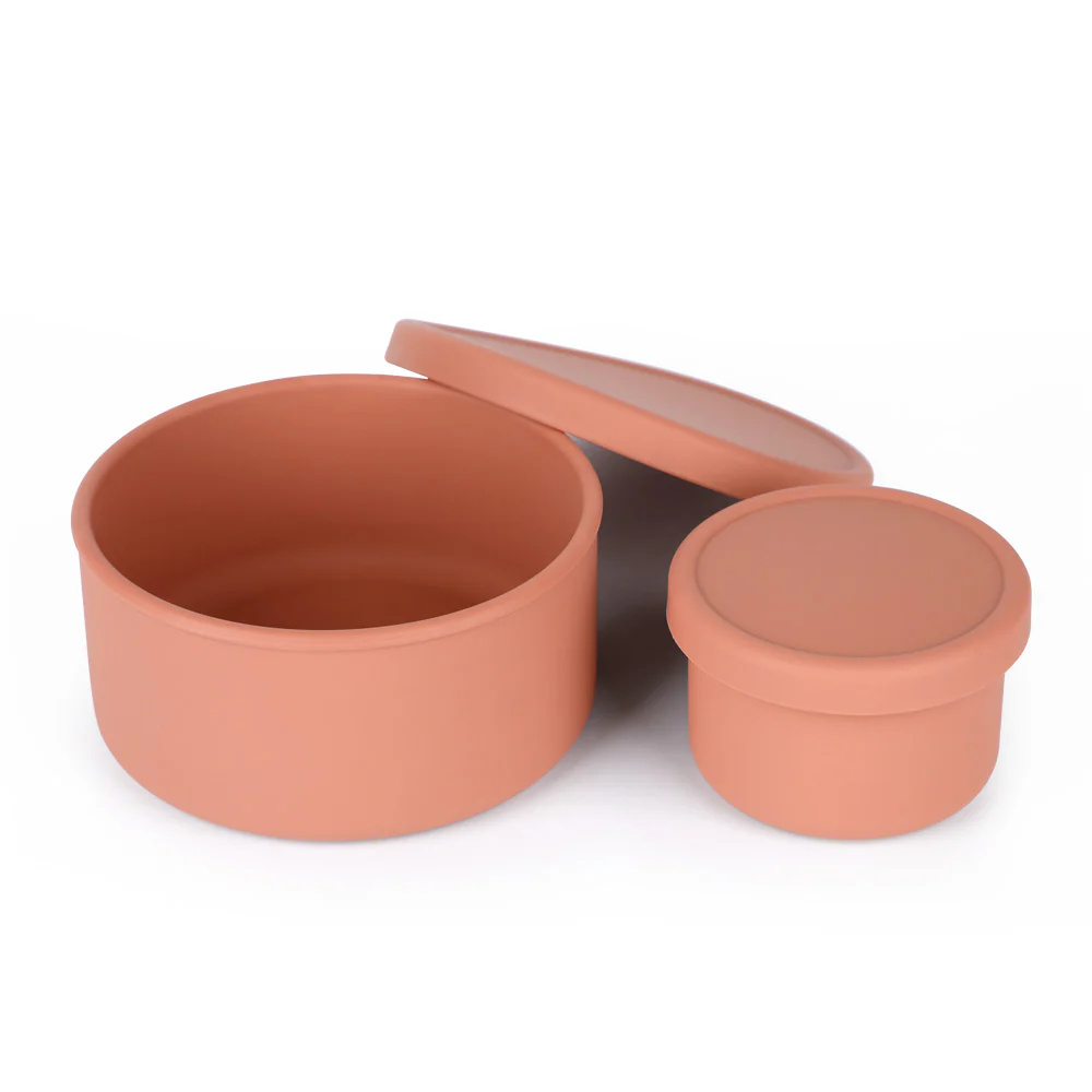 Round Silicone Food Container Set (2pcs) - Image 7
