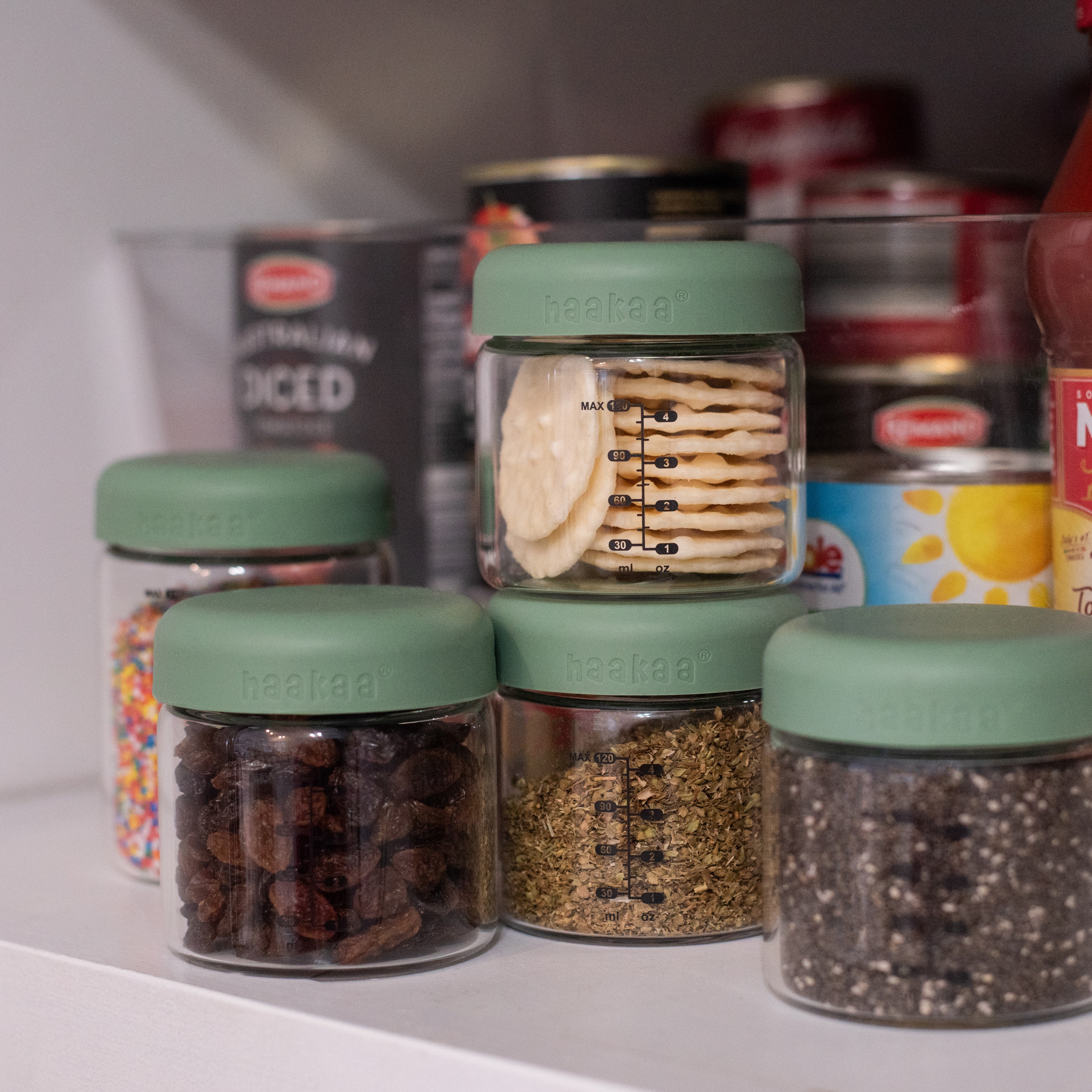 Airtight Silicone Lid Glass Jar Set - Image 4