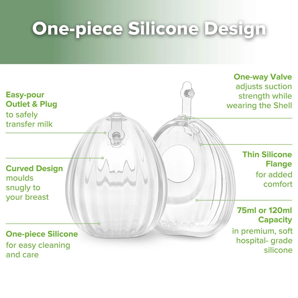 Shell Wearable Medical-Grade Silicone Pump (75ml | 120ml) - Image 4