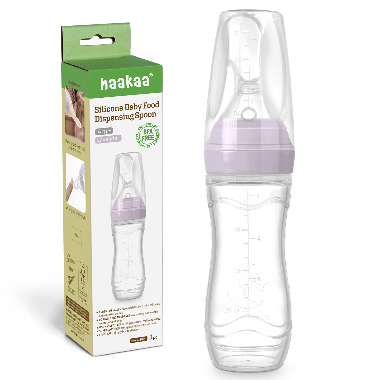 Silicone Baby Food Dispensing Spoon (120ml) - Image 11