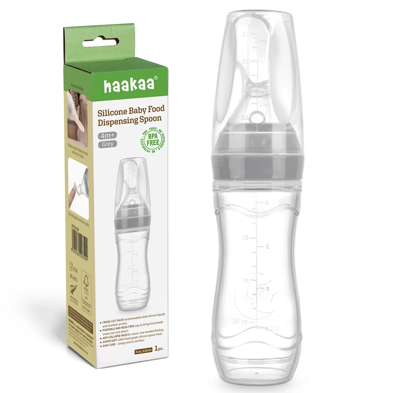 Silicone Baby Food Dispensing Spoon (120ml) - Image 13
