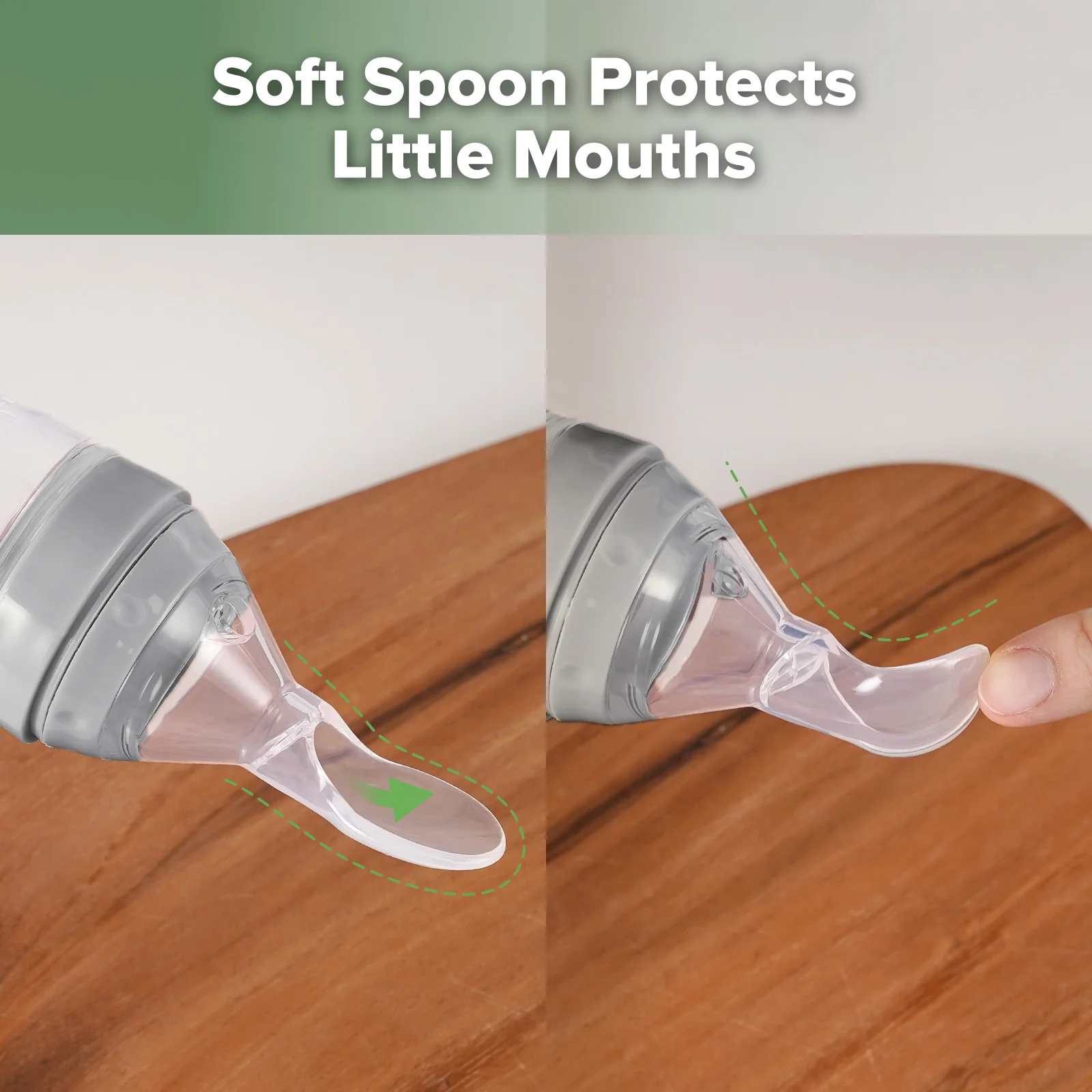 Silicone Baby Food Dispensing Spoon (120ml) - Image 3