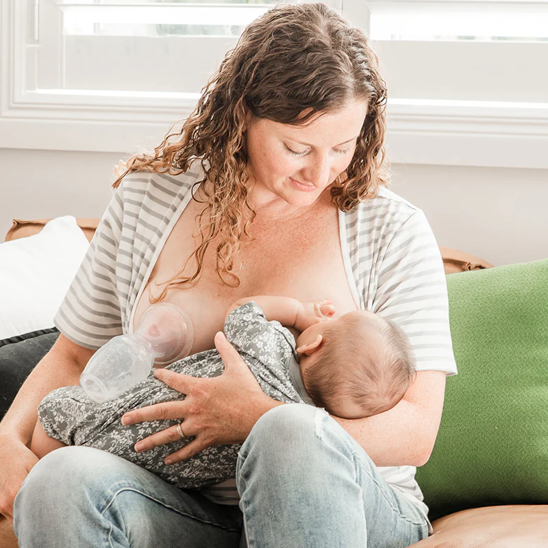 Silicone Breast Pump Store and Carry Set - Suva Grey - Image 5