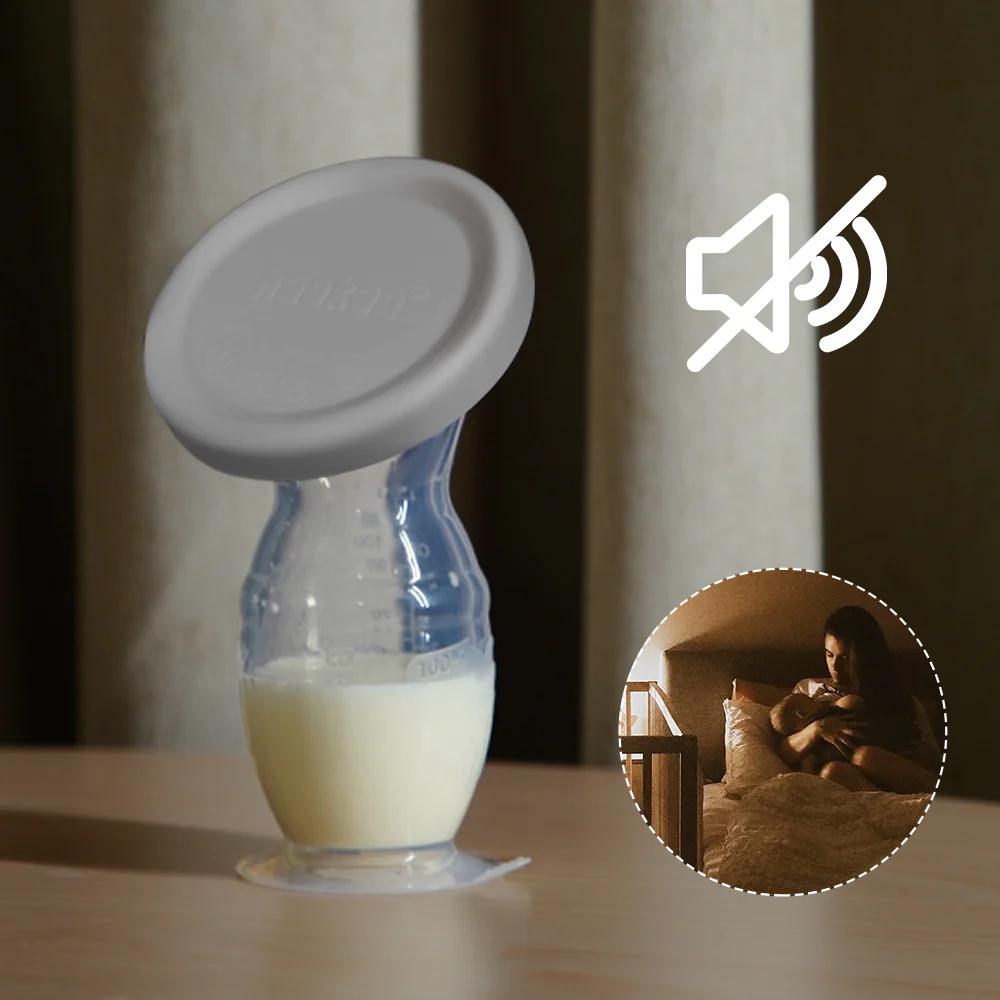Generation 2 100/150ml Silicone Breast Pump with Suction Base & Silicone Cap Gift Box - Image 5