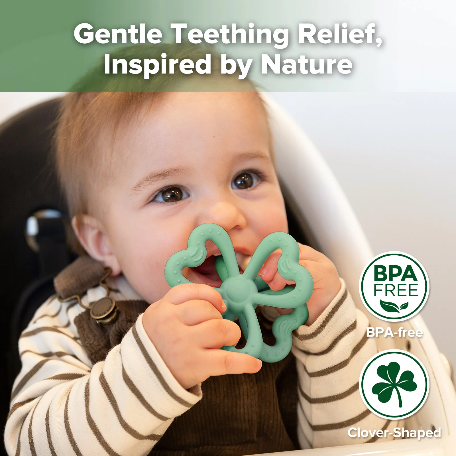 Silicone Clover Teether - Image 5