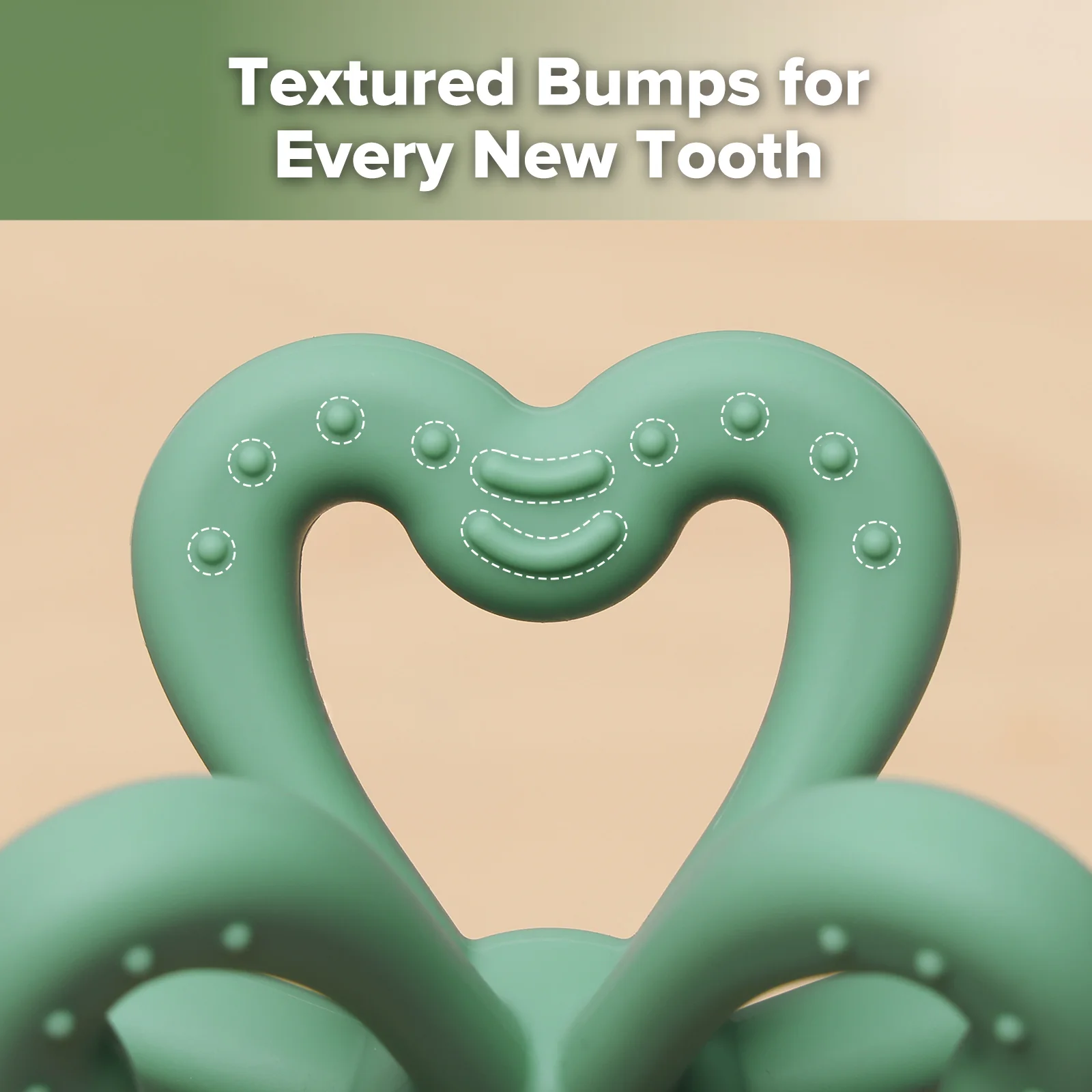 Silicone Clover Teether - Image 6