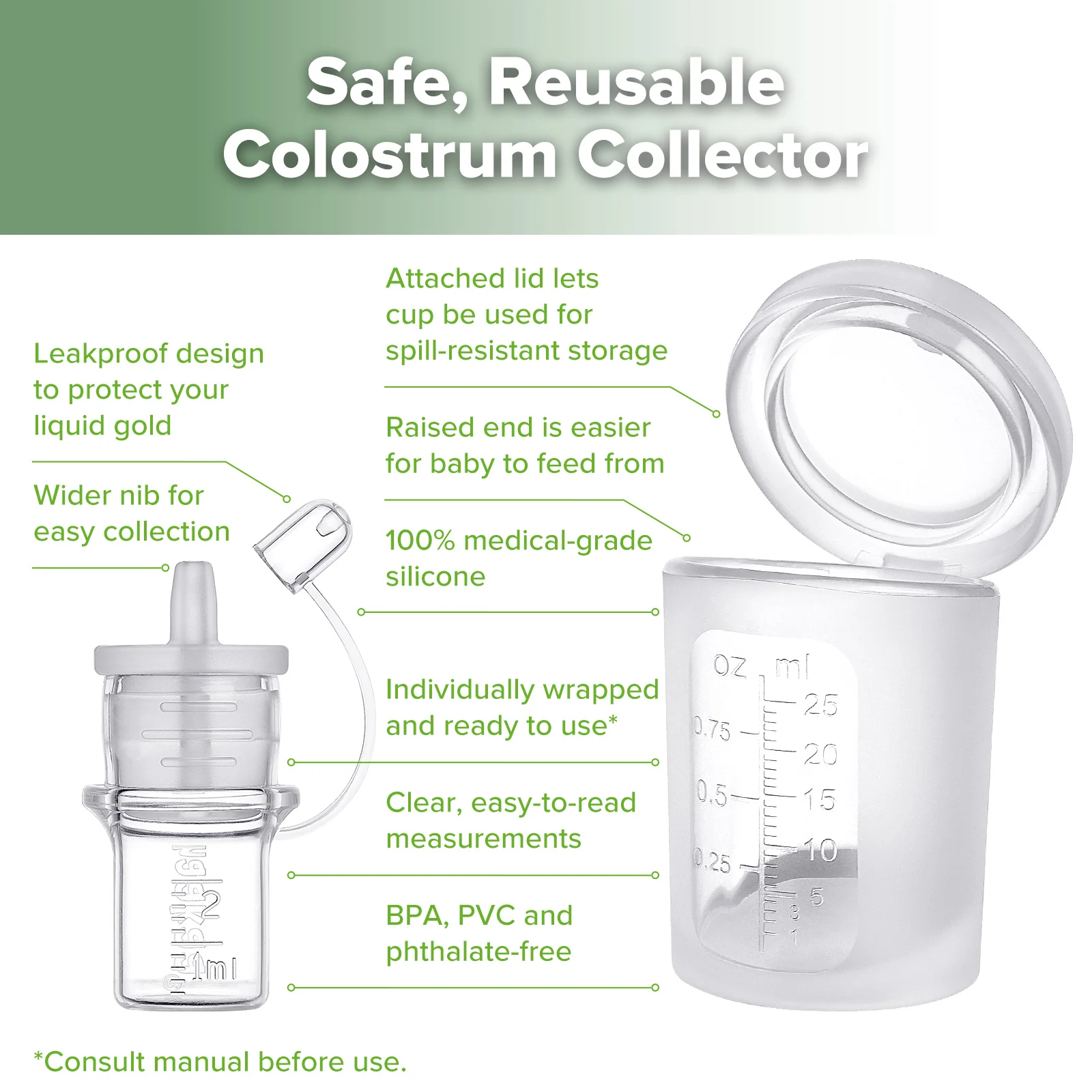 Silicone Colostrum Collector Set (Pre-sterilised) - Image 11