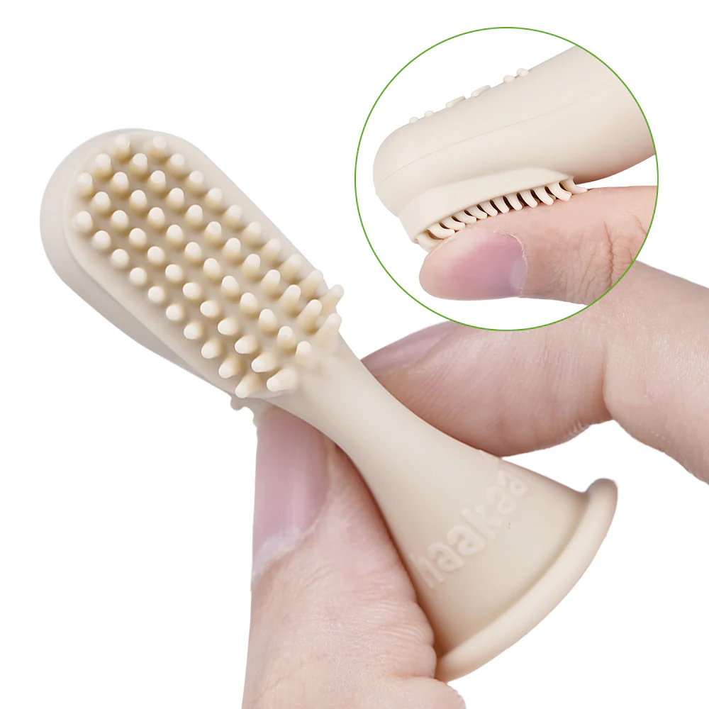 Silicone Finger Toothbrush 2pc - Image 3