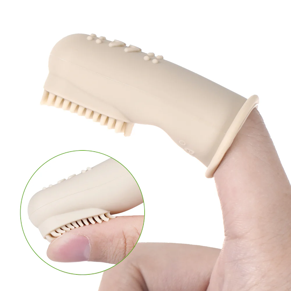 Silicone Finger Toothbrush 2pc - Image 5