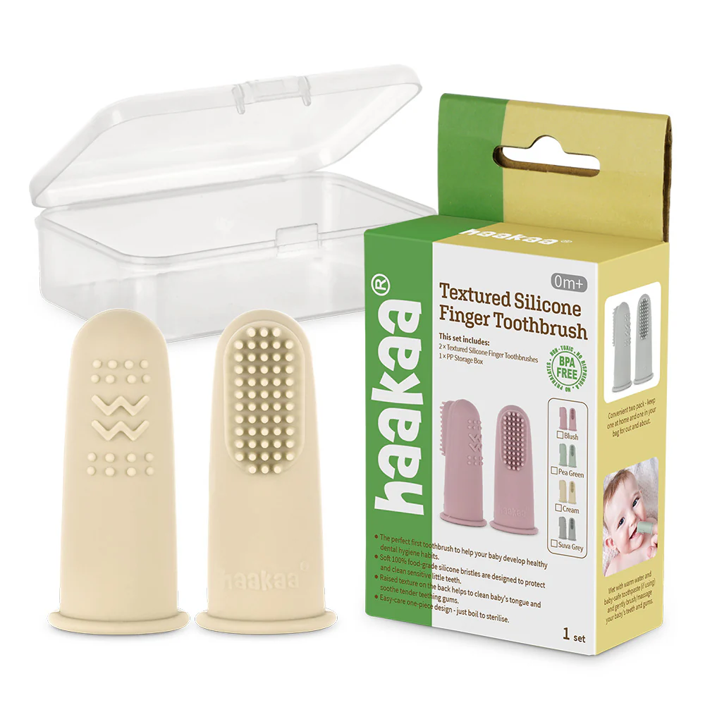 Silicone Finger Toothbrush 2pc - Image 7