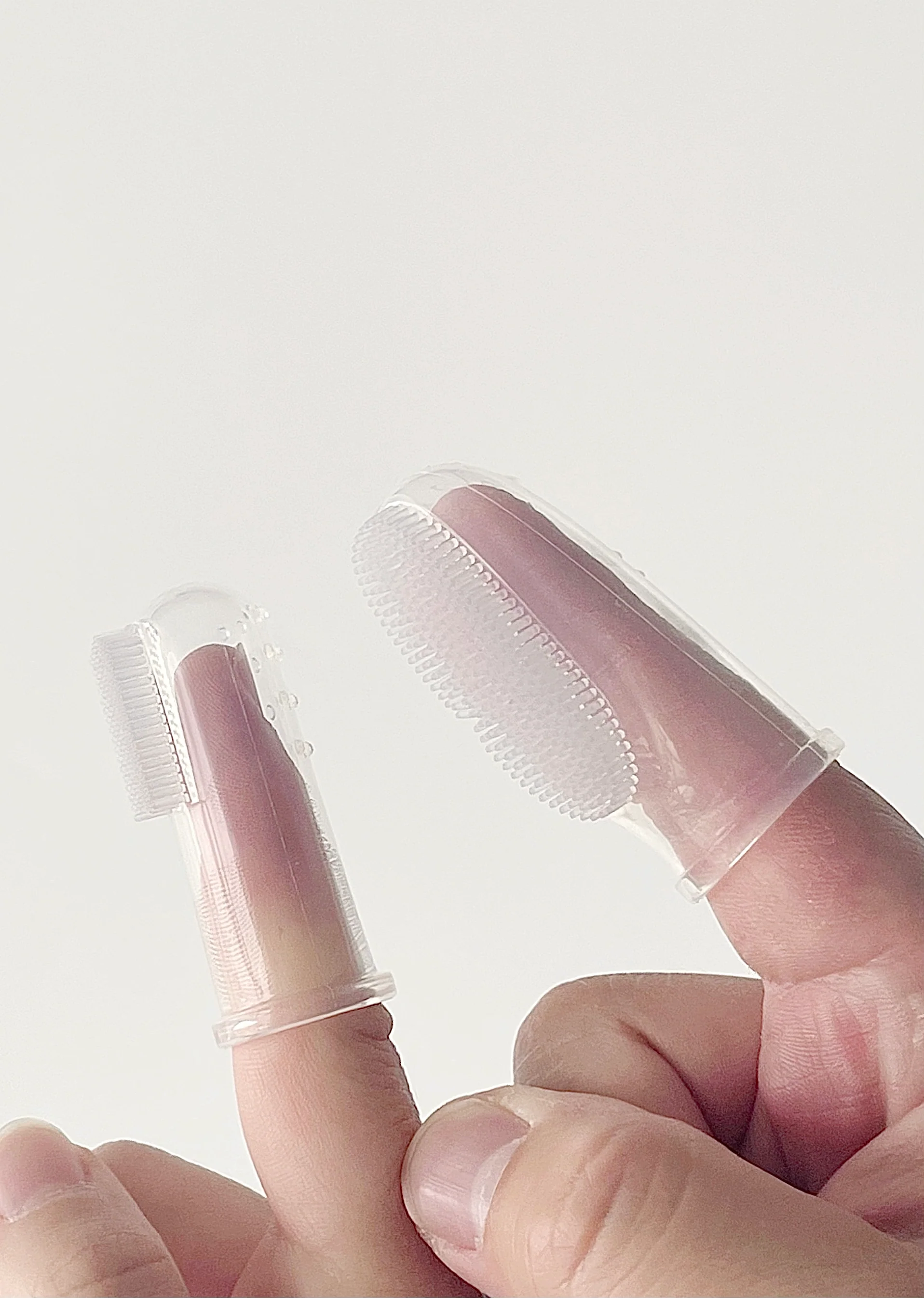 Silicone Finger Toothbrush Set 2pc (S & L) - Image 6