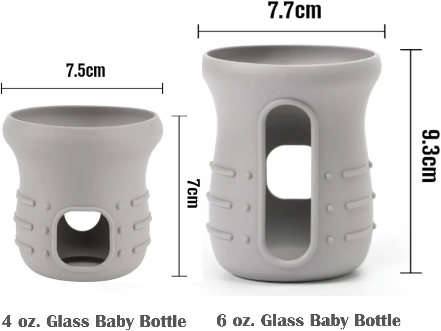 Silicone Glass Baby Bottle Cover - Image 3