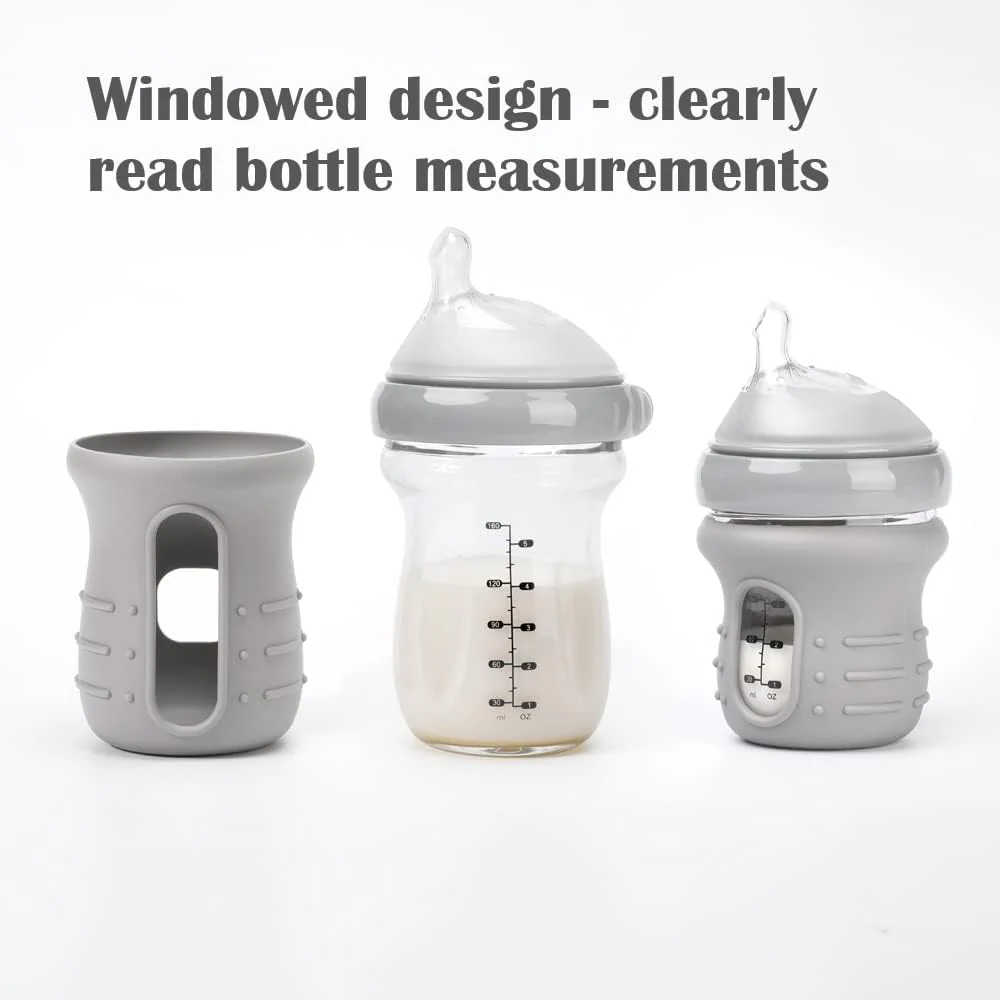 Silicone Glass Baby Bottle Cover - Image 6