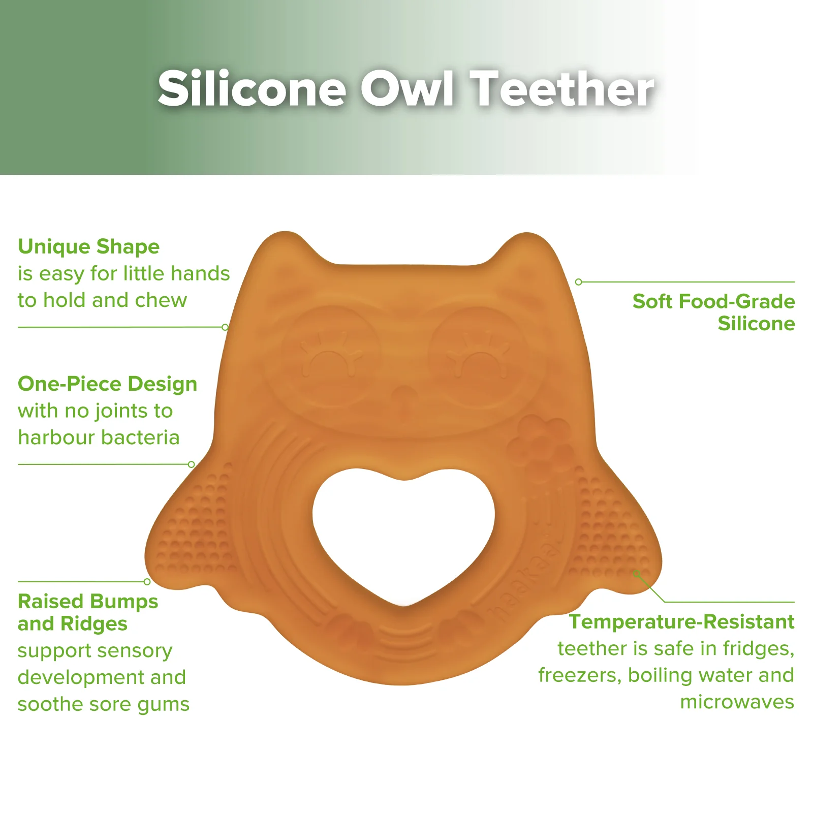 Silicone Owl Teether - Image 4