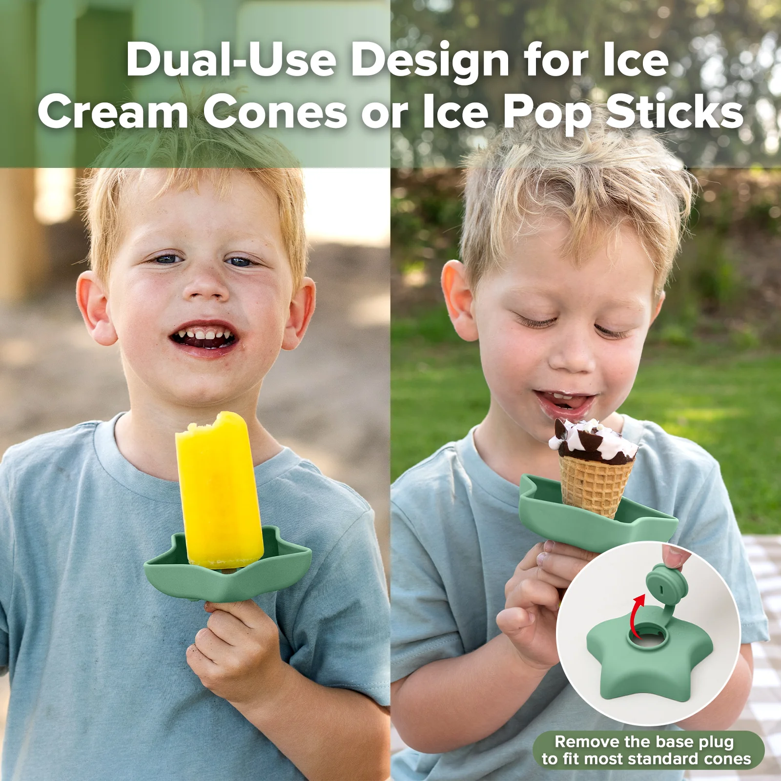 Silicone Star Ice Treat Holder Combo - Image 5