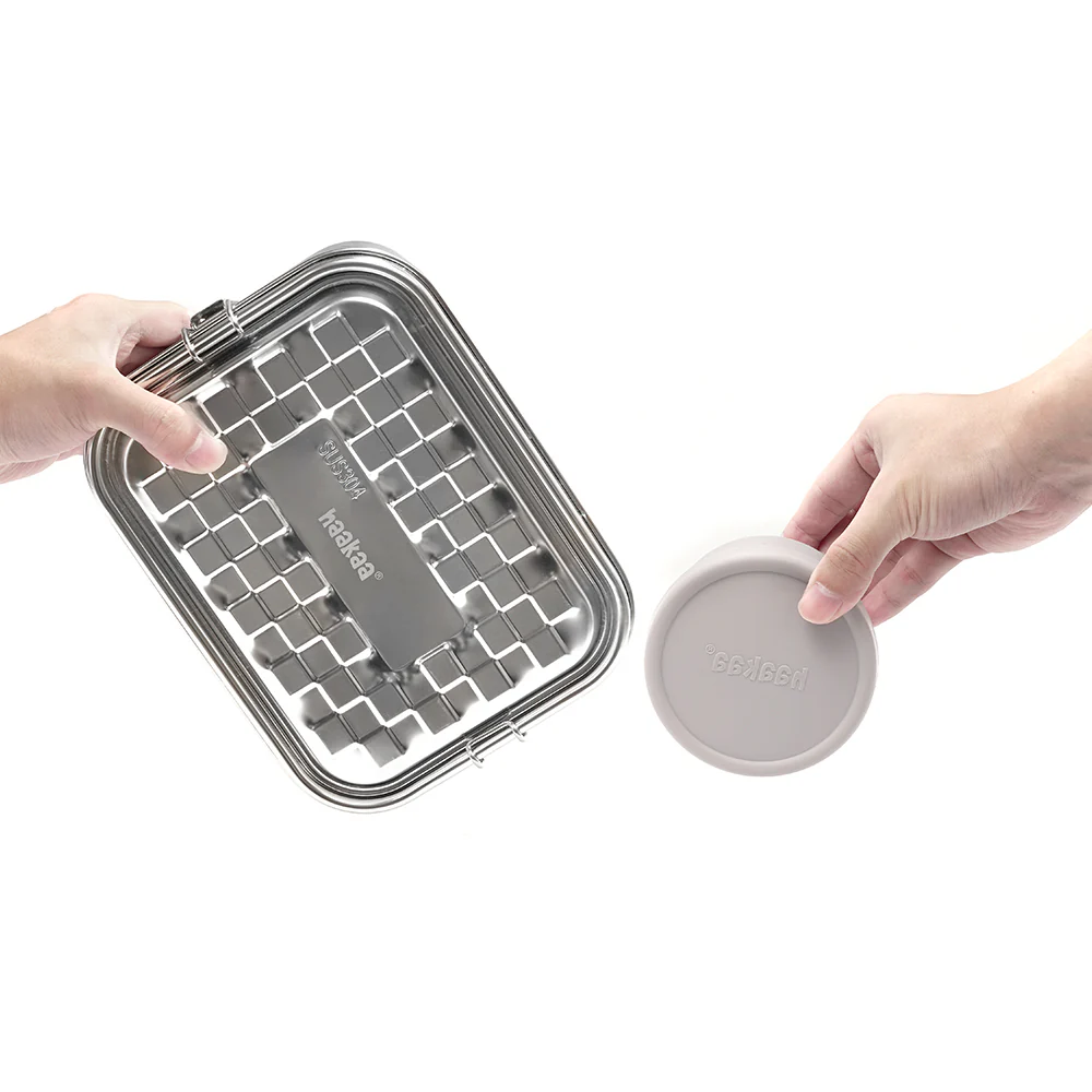 Stainless Steel Lunchbox with snack containers - Image 4