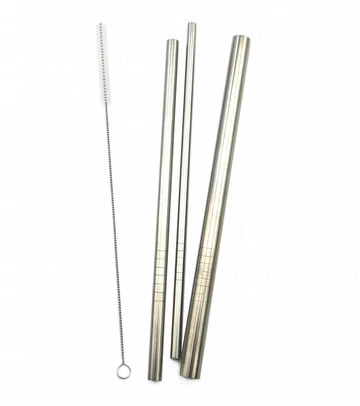 Stainless Steel Straws (3pcs) - Image 4