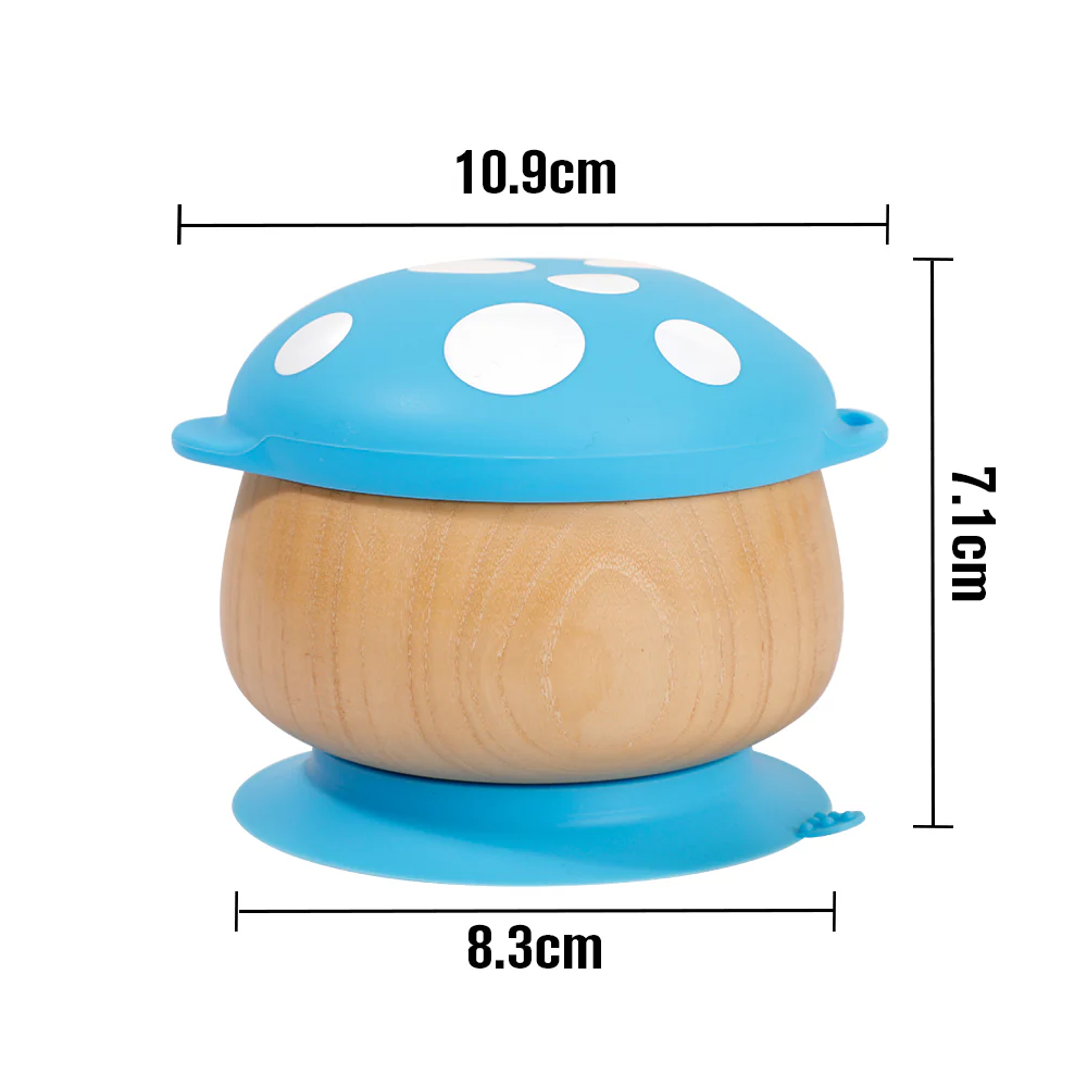 Handcrafted Wooden Mushroom Bowl - Image 10
