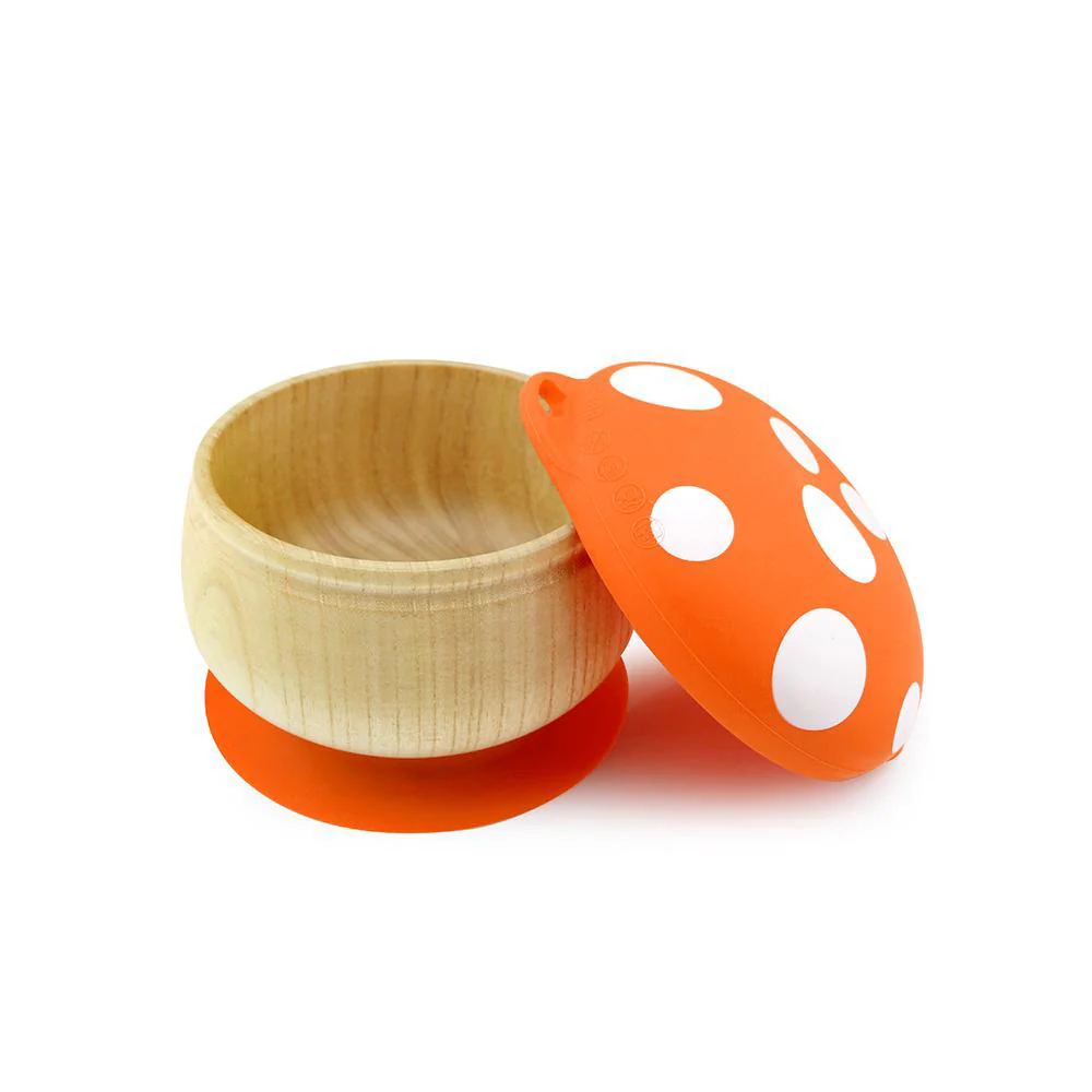 Handcrafted Wooden Mushroom Bowl - Image 7